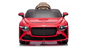 AUTO A BATERÍA BENTLEY BACALAR ROJO + LICENCIA - KIDSCOOL - BJJA1008-RJ