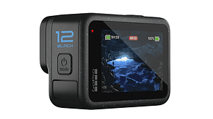 CÁMARA VÍDEO DEPORTIVA GOPRO HERO 12 BLUETOOTH 24.7 MP BLACK