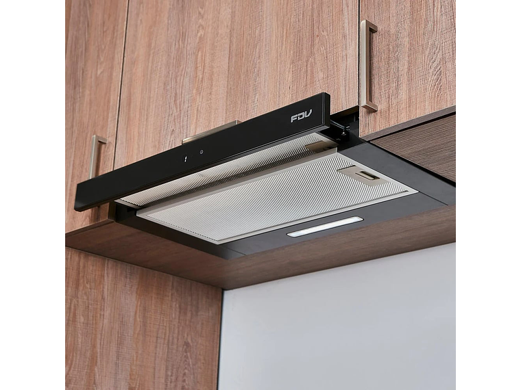 CAMPANA BAJO MUEBLE TWIN BLACK TOUCH 60 CM 440 M3/H FDV 2