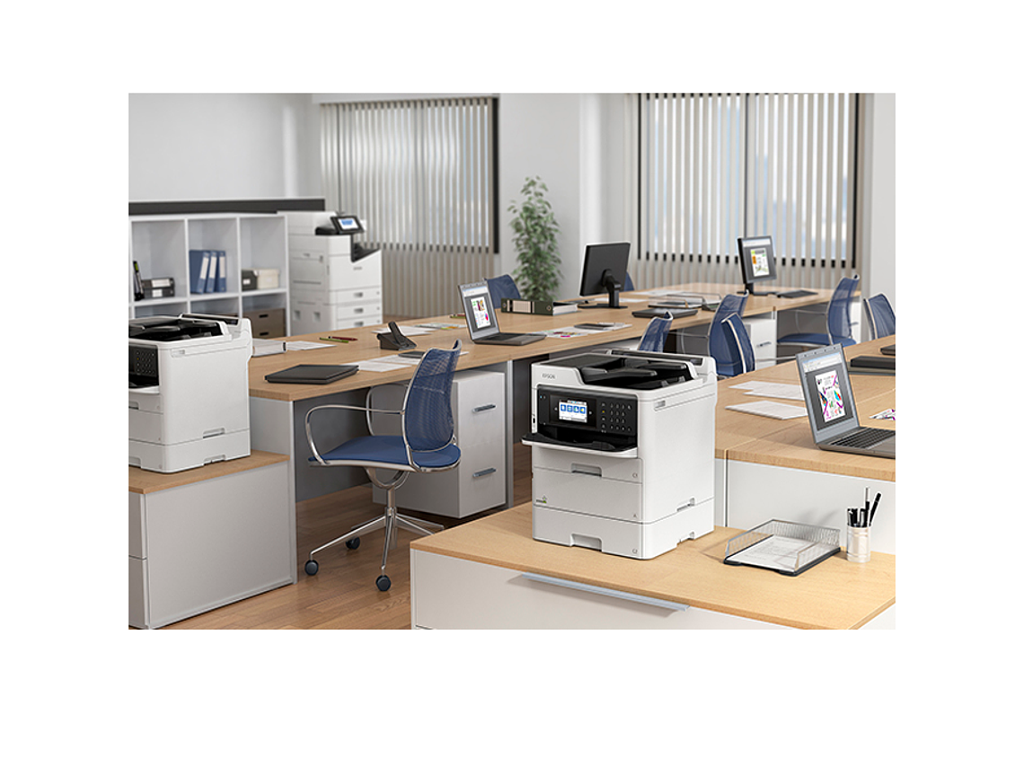 IMPRESORA MULTIFUNCIONAL WORKFORCE PRO WF-C579R BLANCA 5