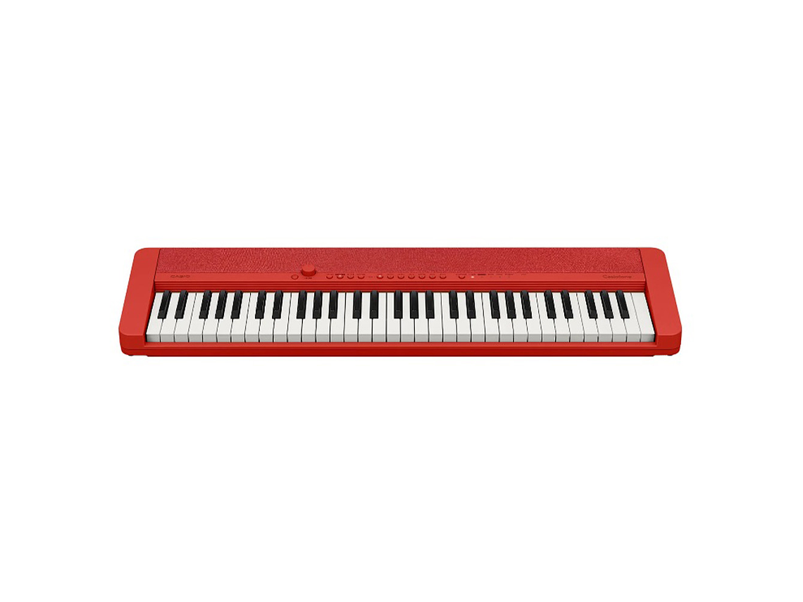TECLADO CASIO 61 TECLAS CT-S1BKC2 ROJO 3