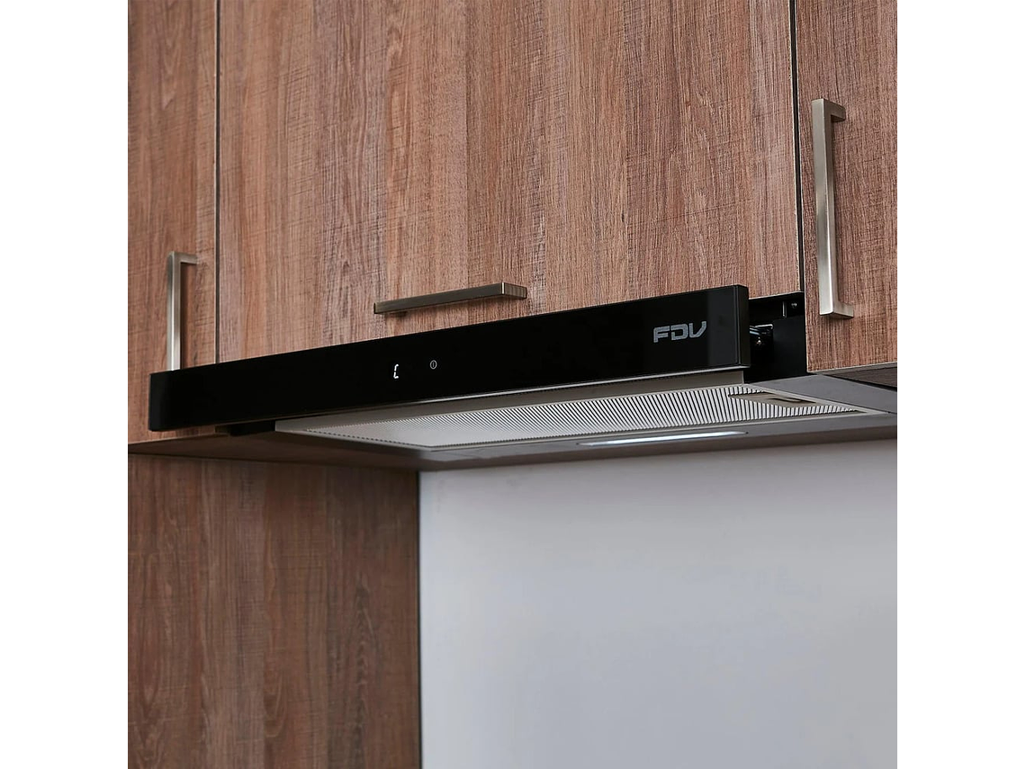 CAMPANA BAJO MUEBLE TWIN BLACK TOUCH 60 CM 440 M3/H FDV 3