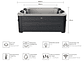 HOT TUB JACUZZI SPA RÍGIDO 6 PERSONAS OSLO FRAME WIFI MSPA - Miniatura 3