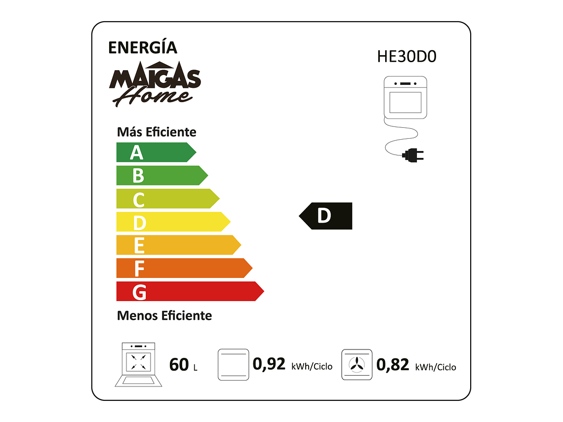 HORNO EMPOTRABLE ELÉCTRICO HE30T0 10