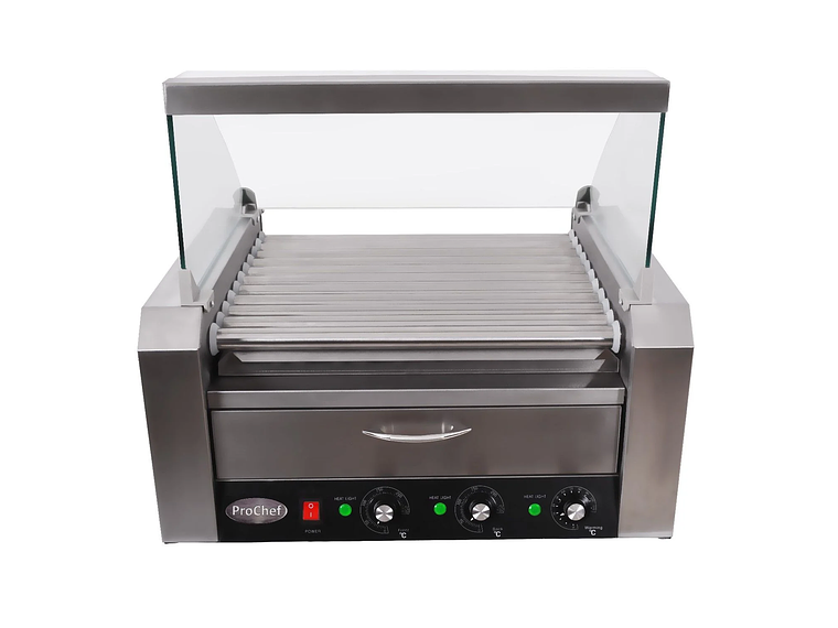ROLLER PROCHEF HOT DOGS 11 RODILLOS MANTENEDOR PAN 2