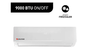 AIRE ACONDICIONADO SPLIT 9000BTU SPLENDID