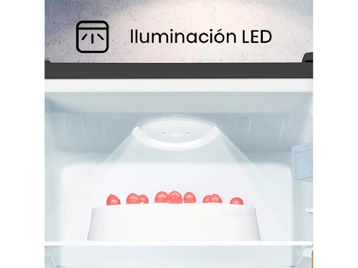 REFRIGERADOR HISENSE BOTTOM FREEZER FROST FRÍO DIRECTO 165 L RB215NR ROJO 7