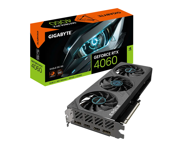 TARJETA DE VIDEO GIGABYTE RTX 4060 EAGLE OC 8GB GDDR6 128BIT DLSS3 1