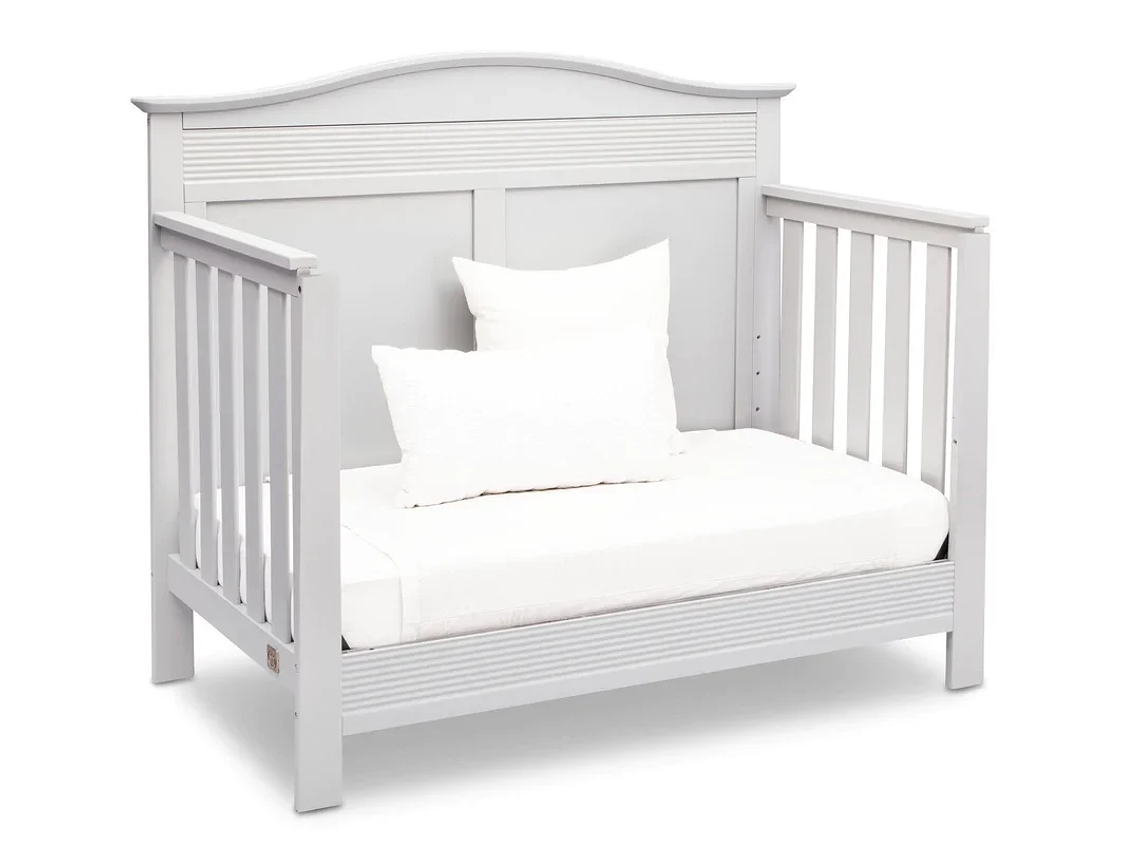 CUNA DE MADERA SERTA 4 EN 1 BARRET BLANCA 4