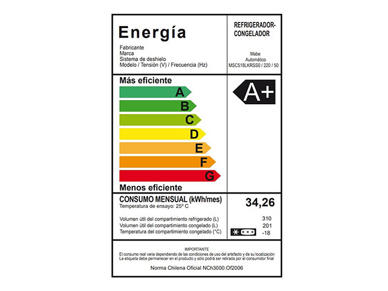 REFRIGERADOR MABE SIDE BY SIDE NO FROST 518 L SBS MSC518LKRSS0 8