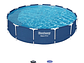 PISCINA BESTWAY REDONDA STEEL PRO CON FILTRO 3.96MX84CM AZUL - Miniatura 2