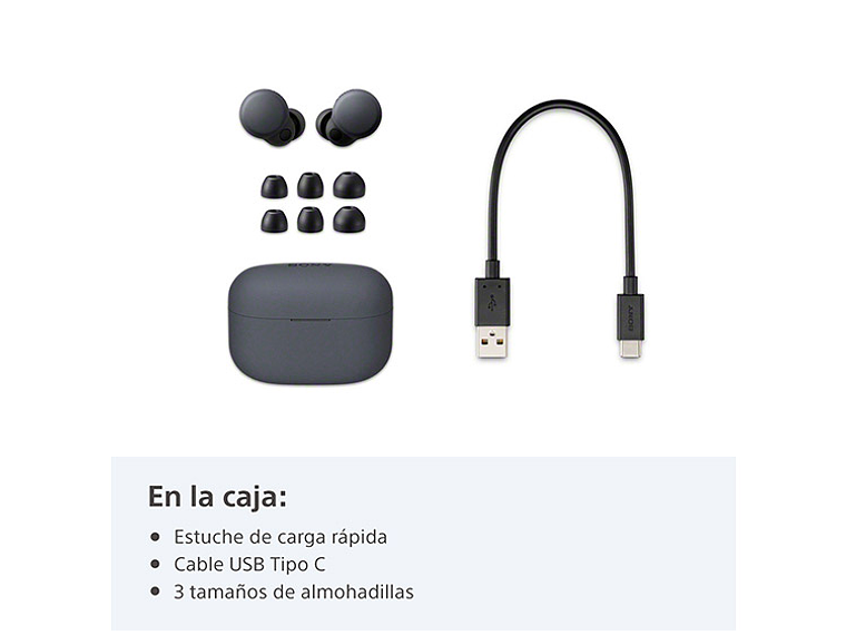 AUDÍFONOS SONY LINKBUDS S WFLS900N BLANCO 6