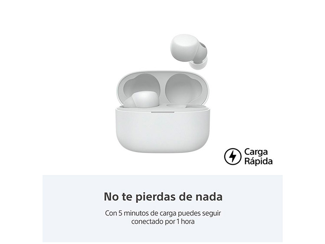 AUDÍFONOS SONY LINKBUDS S WFLS900N BLANCO 7