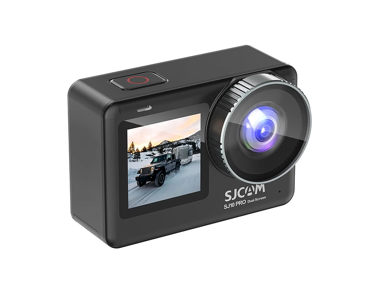 PACK CÁMARA DEPORTIVA SJCAM SJ10 PRO 4K 60FPS WIFI ESTABILIZADOR CON CARGADOR 2 BATERIAS RELOJ Y MIC 5