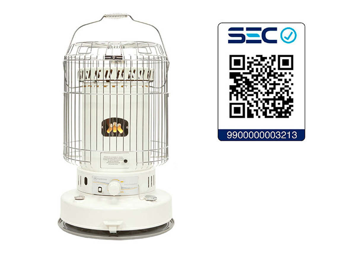 ESTUFA MADEMSA PARAFINA MECHA 7,2 LT POTENZA 6