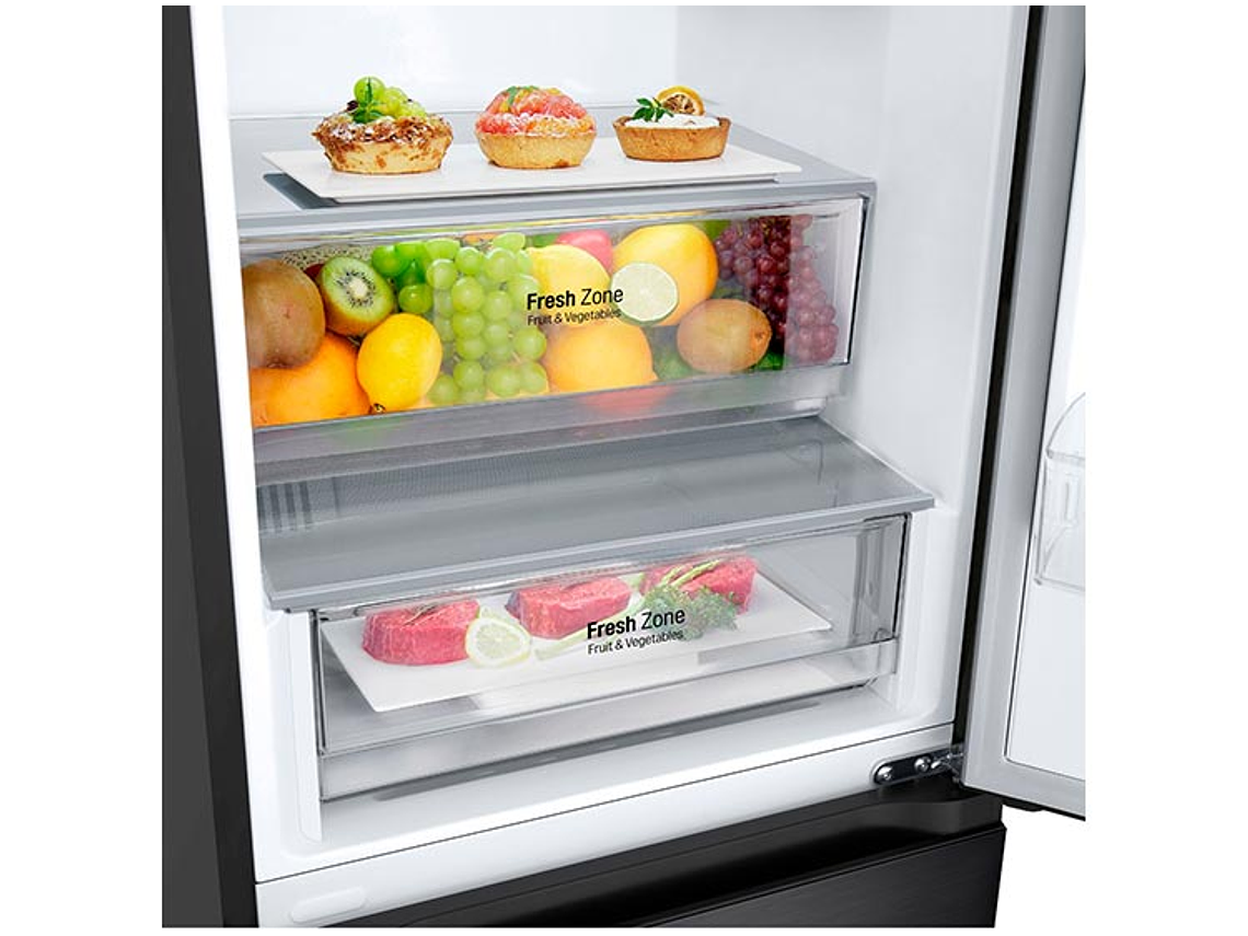 REFRIGERADOR BOTTOM FREEZER LG GB37SPT NO FROST 339 LT 6