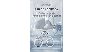COCHE LUJOSO ROYAL DE COOLBABY 2 PIEZAS GRIS BY LUBABYCAS