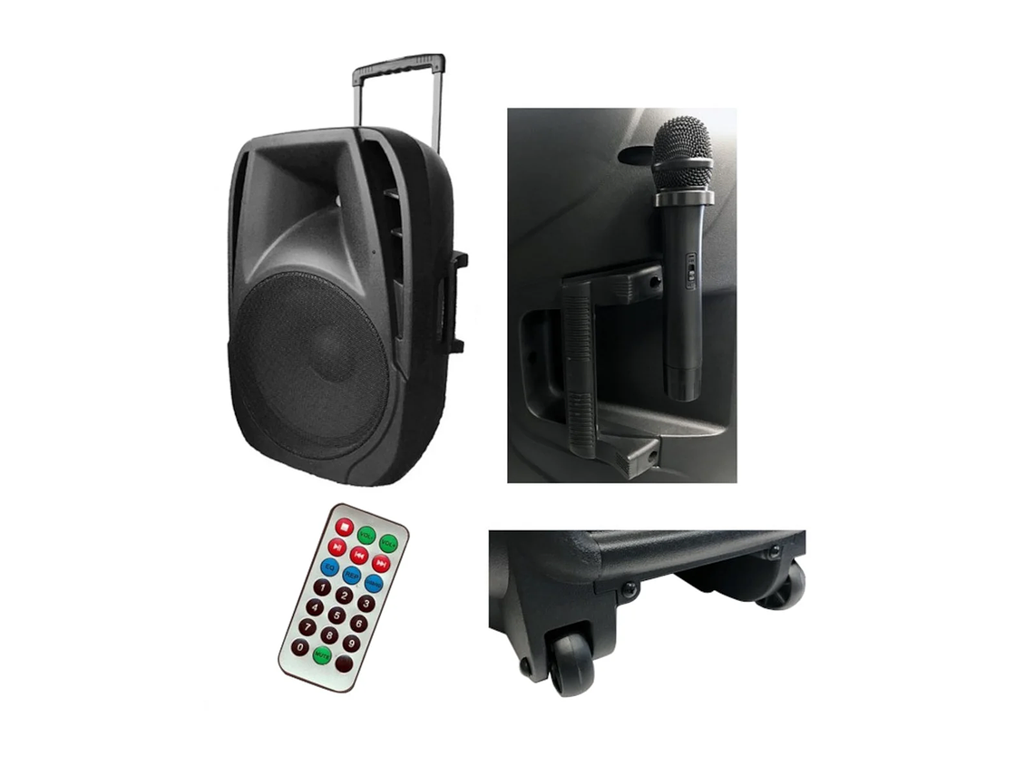 PARLANTE KARAOKE COXX Q15UFRW 3