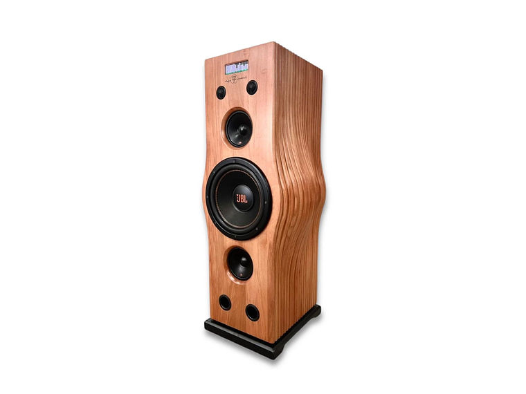 SISTEMA DE AUDIO TORRE EN MADERA NATIVA MODELO STLX1 2