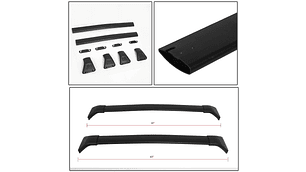 KIT BARRAS PORTAEQUIPAJES NEW MAZDA CX5 2017 UP