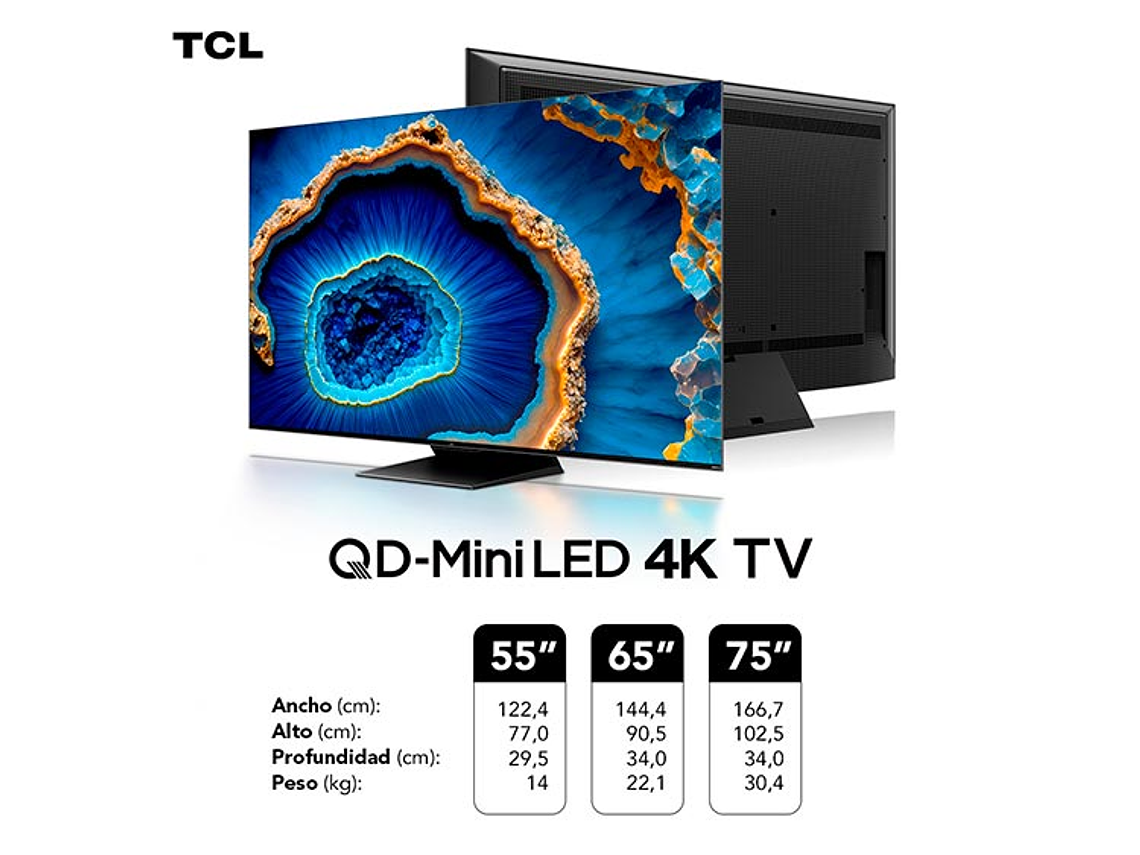  SMART TV TCL MINI LED UHD 4K 75