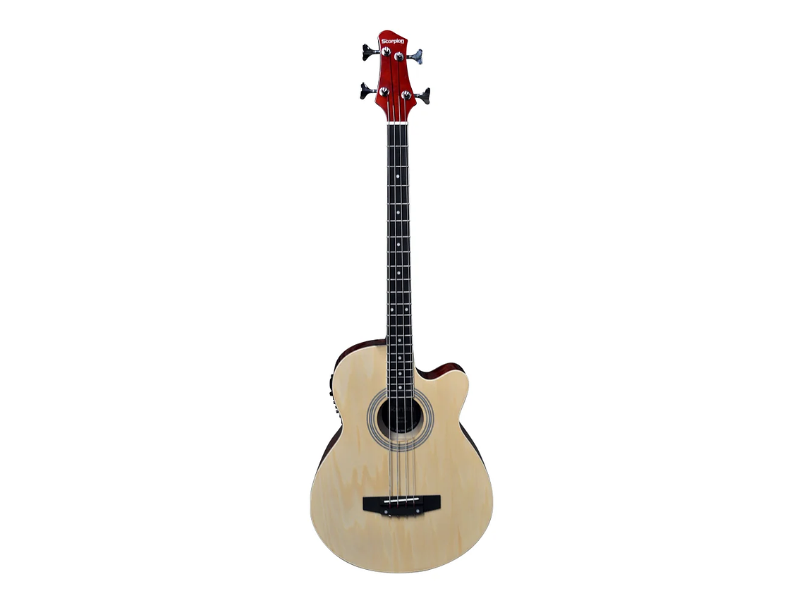 BAJO ELECTROACUSTICO NATURAL MOD.MB-812/N SCORPION 1