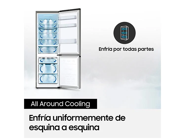 REFRIGERADOR SAMSUNG TOP MOUNT FREEZER NO FROST 391 L RT38CG6000S9ZS DEODORIZADOR 6