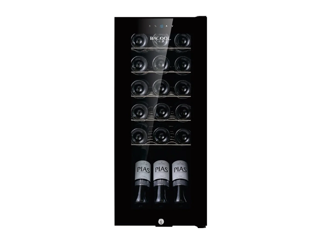 CAVA DE VINOS ELECTRICA BACOOL 18 BOTELLAS CON COMPRESOR BC18S 1