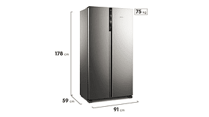 REFRIGERADOR FENSA SIDE BY SIDE NO FROST 436 L SFX440