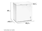 FREEZER HORIZONTAL FENSA 198 L DUAL Z200D - Miniatura 4