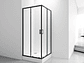 CABINA DE DUCHA ELEGANCE MEDIUM 80X80X200CM DISEÑO CUADRADA MARCO NEGRO - Miniatura 3
