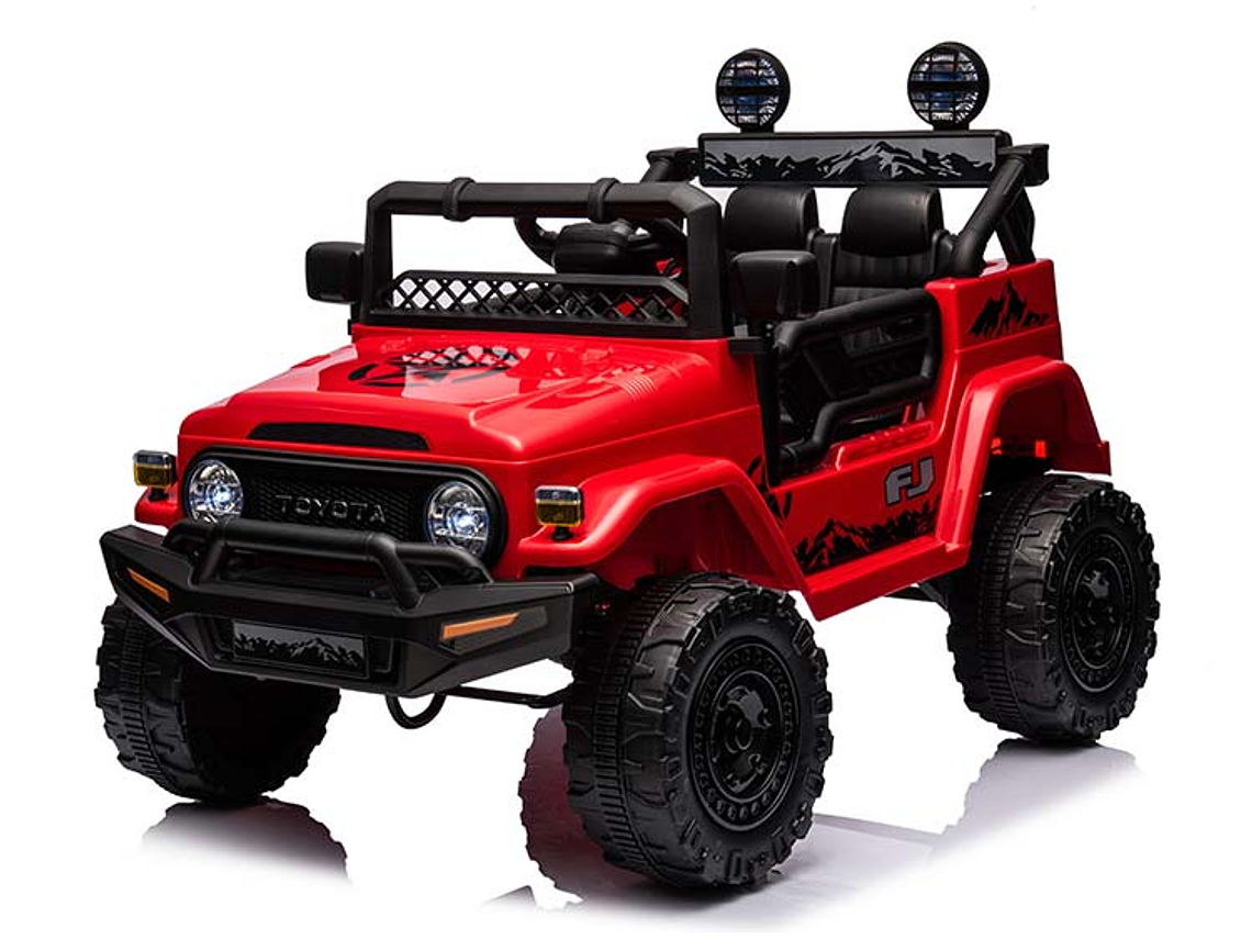 JEEP A BATERIA KIDSCOOL TOYOTA FJ CRUSIER ROJO 12V 1