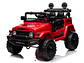 JEEP A BATERIA KIDSCOOL TOYOTA FJ CRUSIER ROJO 12V - Miniatura 1