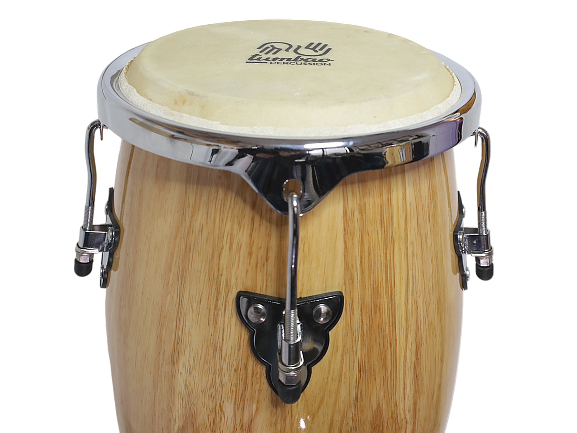 SET TUMBAO CONGA 10 & 11 XH28'' NATURAL + STAND 2
