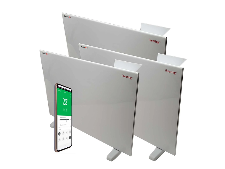 KIT 3 UNI. CALEFACTOR ESTUFA ELÉCTRICA WIFI 1000W STELLAR 1