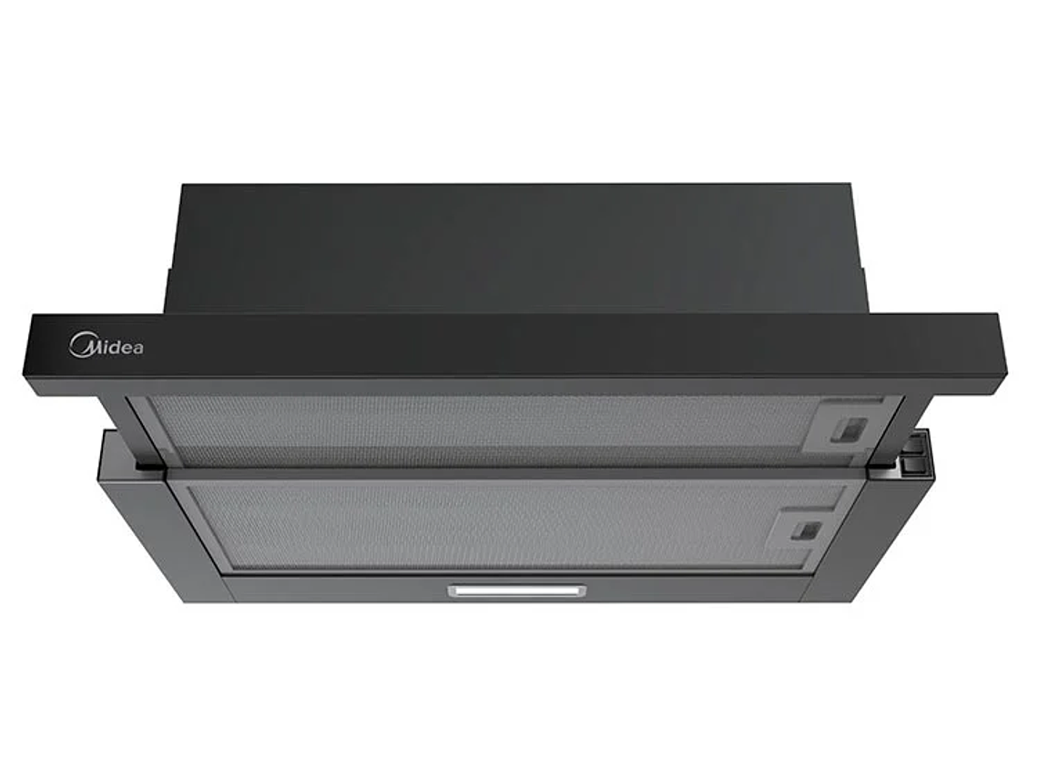 CAMPANA DE COCINA RETRÁCTIL MIDEA 59.5CM NEGRO MH60L07EM21BB-CL 1