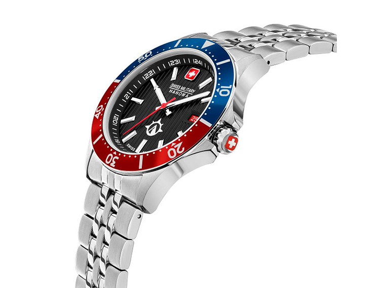 RELOJ DE PULSERA SWISS MILITARY PLATEADO 2
