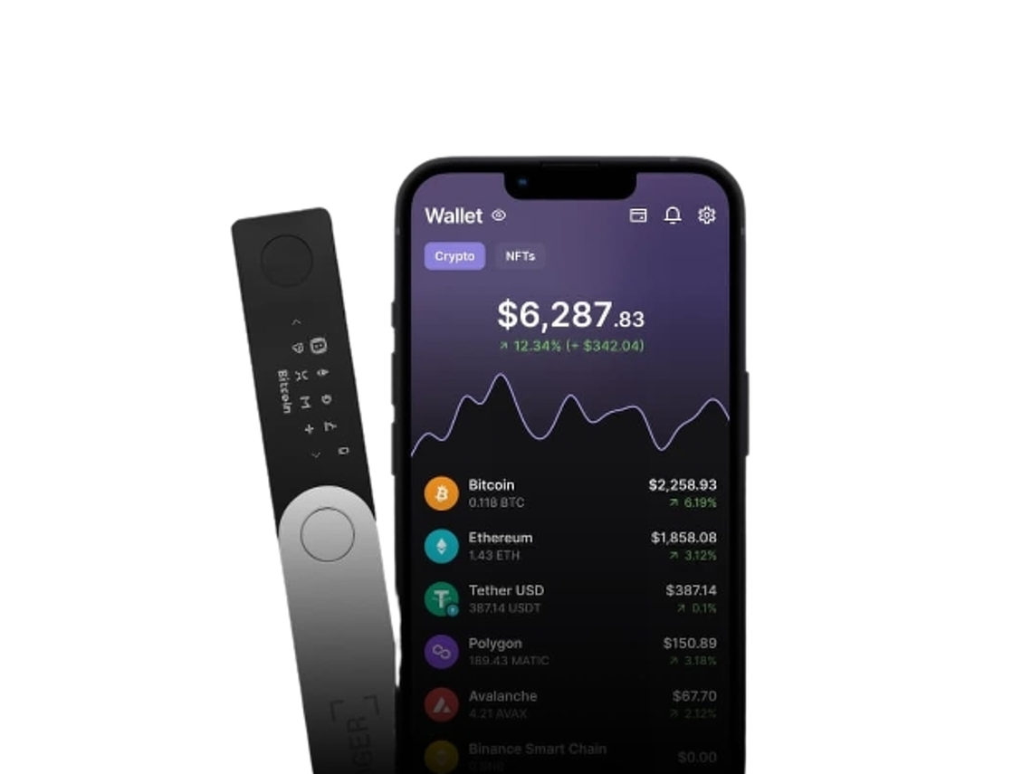 BILLETERA FRÍA LEDGER NANO X - BILLETERA BTC ETH XRP BNB 4