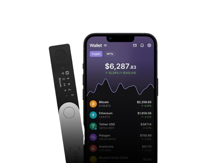 BILLETERA FRÍA LEDGER NANO X - BILLETERA BTC ETH XRP BNB 4
