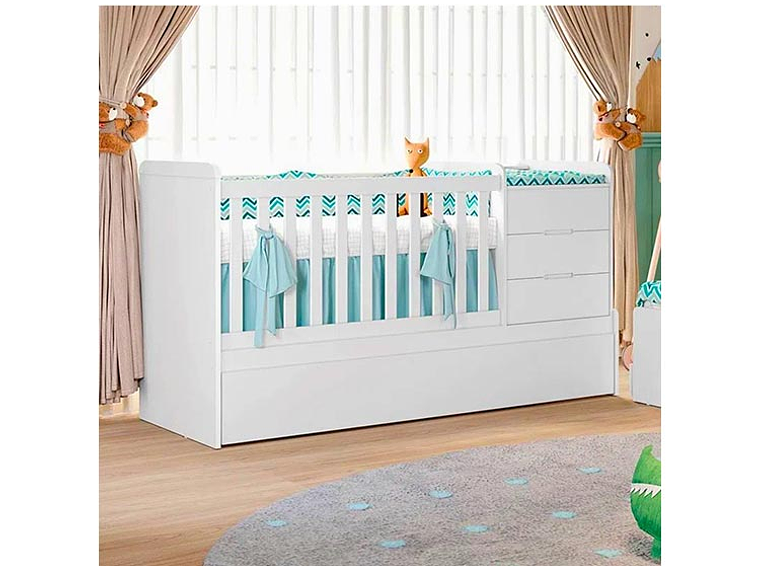 CUNA KIDSCOOL CLEO MULTIFUNCIONAL BLANCO 5