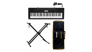 PACK CASIO TECLADO + ATRIL Y FUNDA ACOLCHADA RHINO CTK-3500