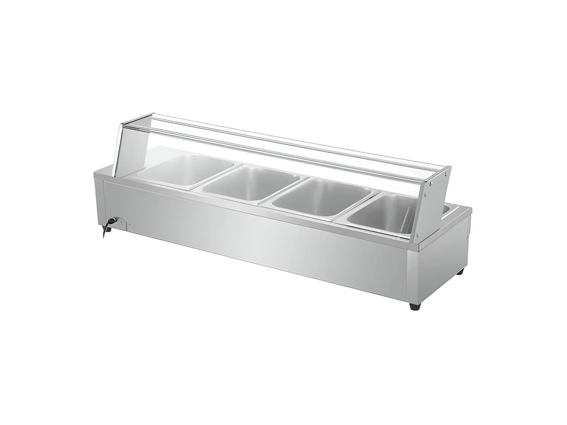 VITRINA PROCHEF CALOR BAÑO MARIA SOBREMESA 4 X GN 1/2 2