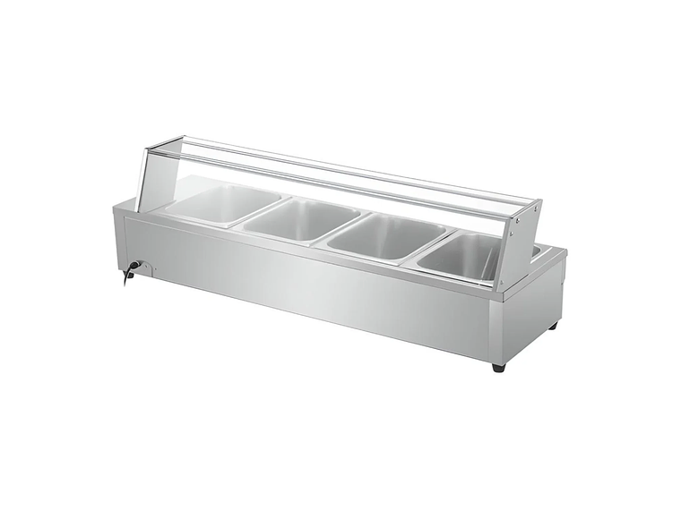 VITRINA PROCHEF CALOR BAÑO MARIA SOBREMESA 4 X GN 1/2 2