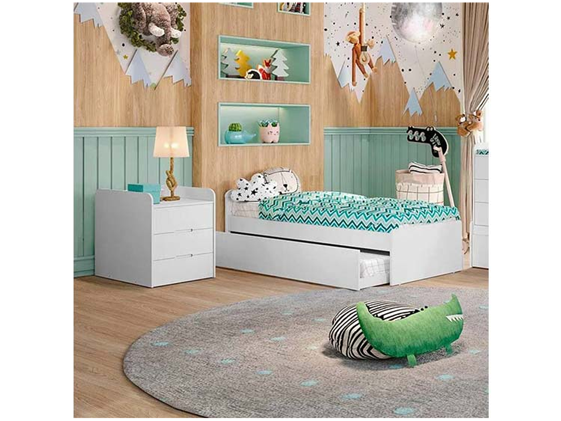 CUNA KIDSCOOL CLEO MULTIFUNCIONAL BLANCO 7