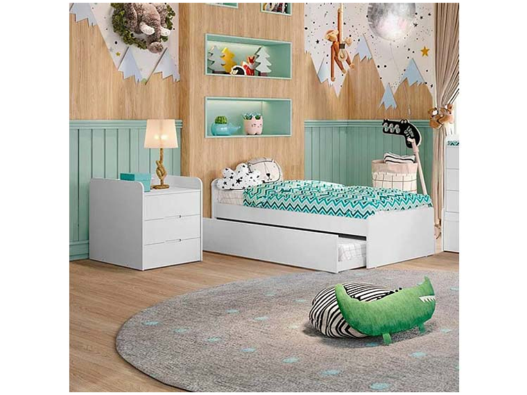 CUNA KIDSCOOL CLEO MULTIFUNCIONAL BLANCO 7