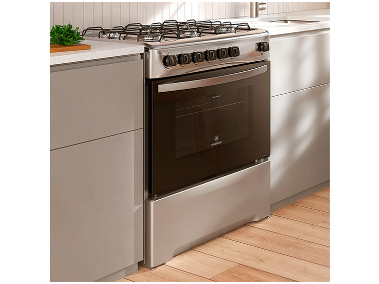 COCINA A GAS LIQUADO MADEMSA 6 PLATOS M 810 T SILVER NEGRO 5