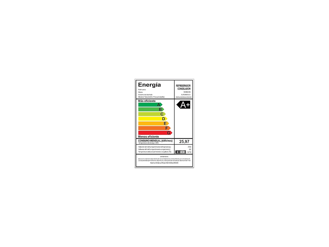 REFRIGERADOR SAMSUNG BOTTOM MOUNT DE 328 LTS NO FROST RB33J3230 6