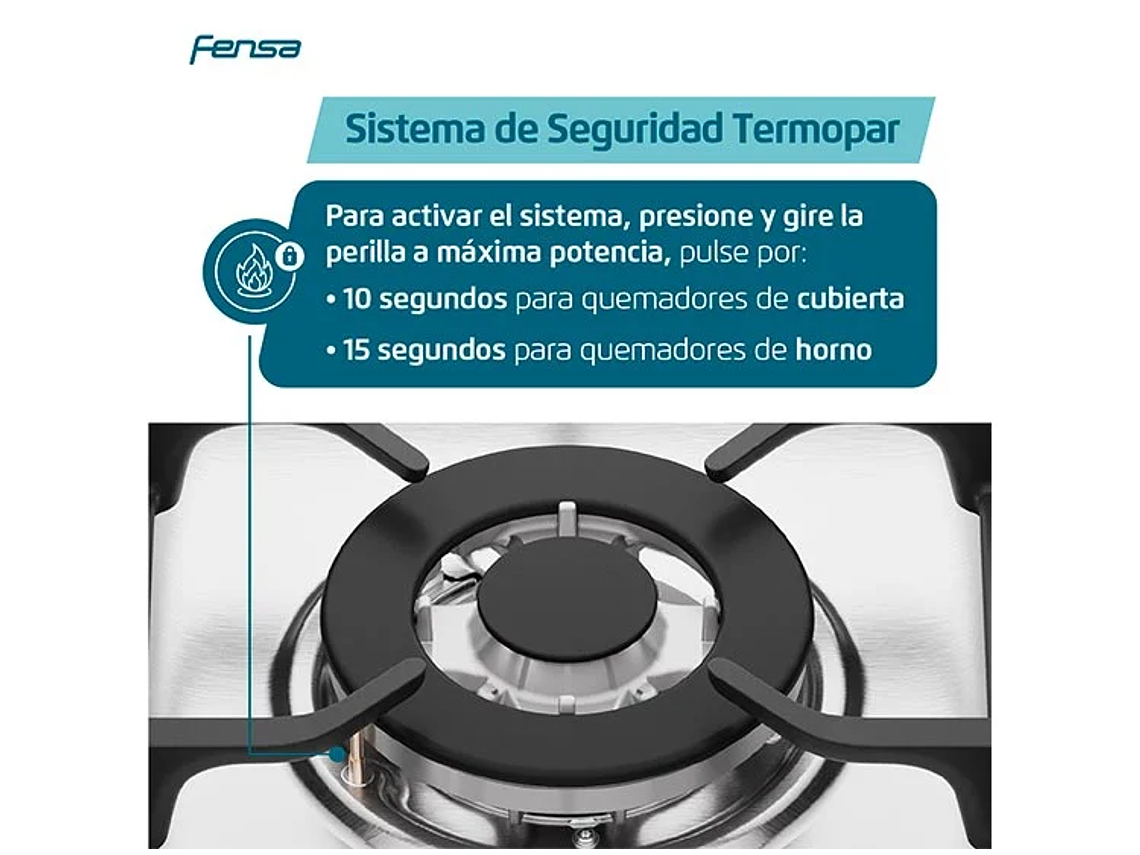  COCINA FENSA 5 PLATOS 5500 T ESPEJADO 7