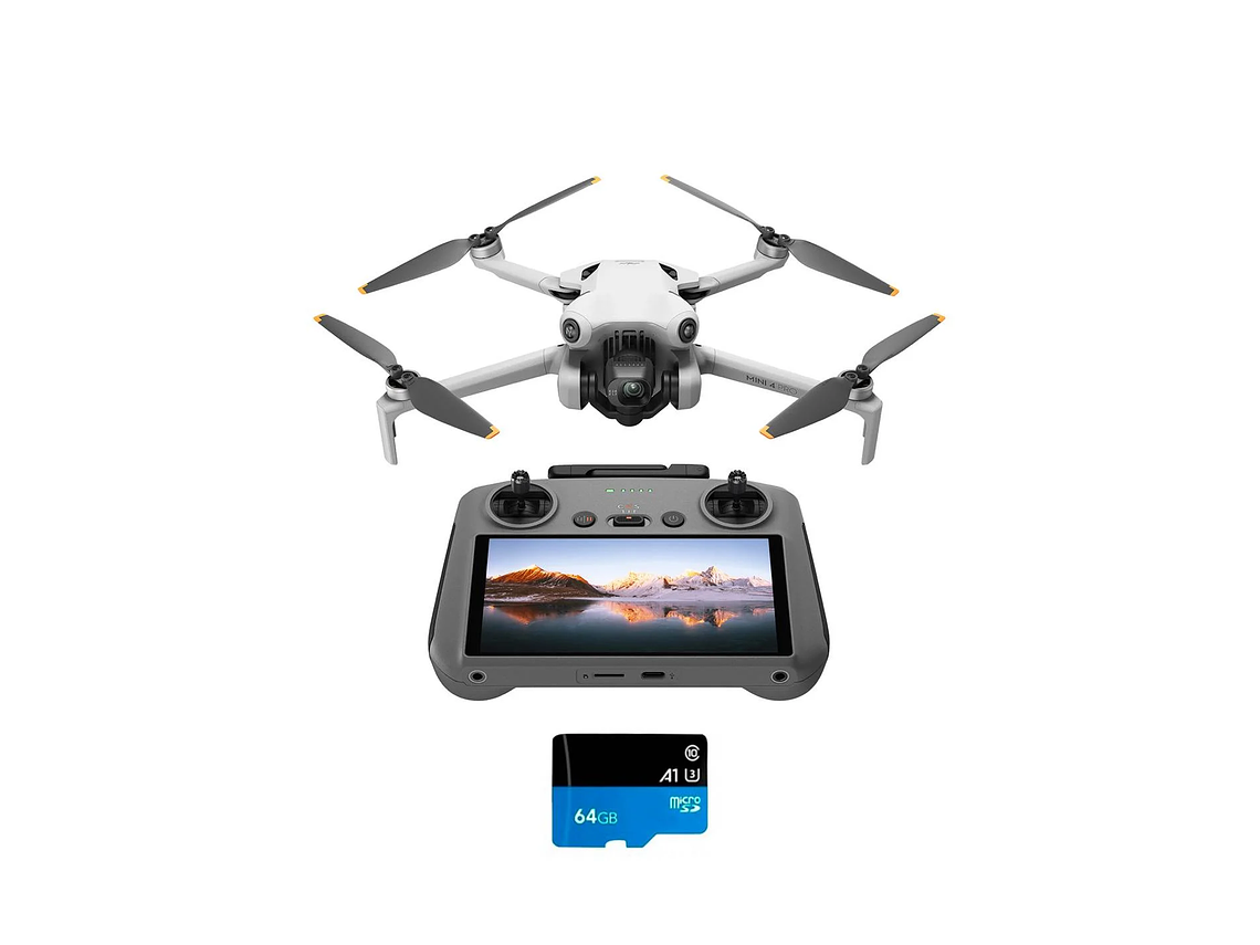 DRONE DJI MINI 4 PRO FMC PLUS (RC 2) + TARJETA 64GB 1