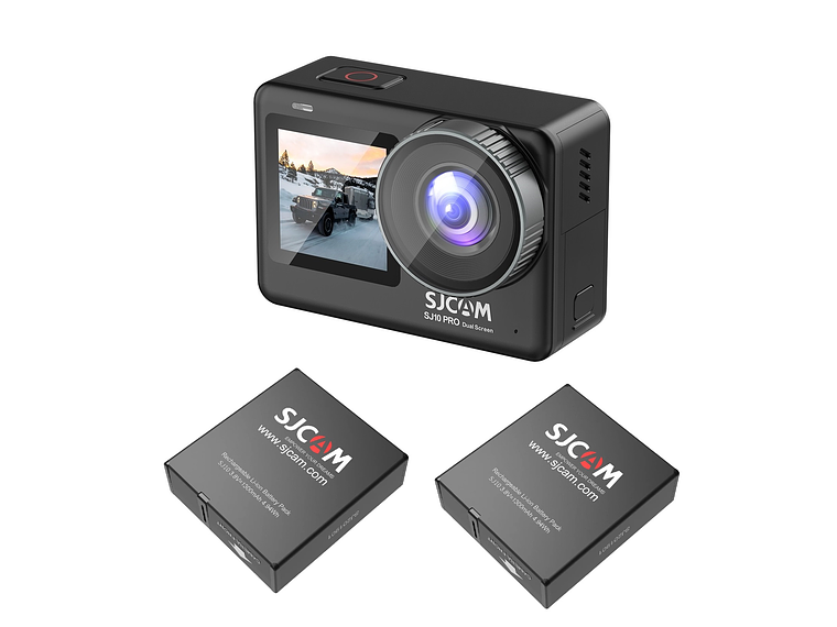 CÁMARA DEPORTIVA SJCAM SJ10 PRO 4K 60FPS WIFI ESTABILIZADOR GIROSCÓPICO 2 BATERIAS 1